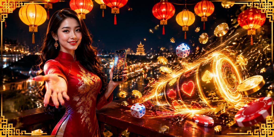 Người dùng đặt cược thể thao tại chợ đêm Huế trên điện thoại di động